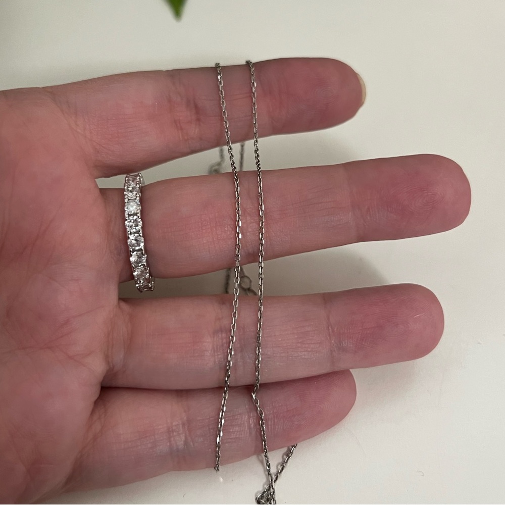 Dyadema Dainty Adjustable Sterling Silver Chain, 925